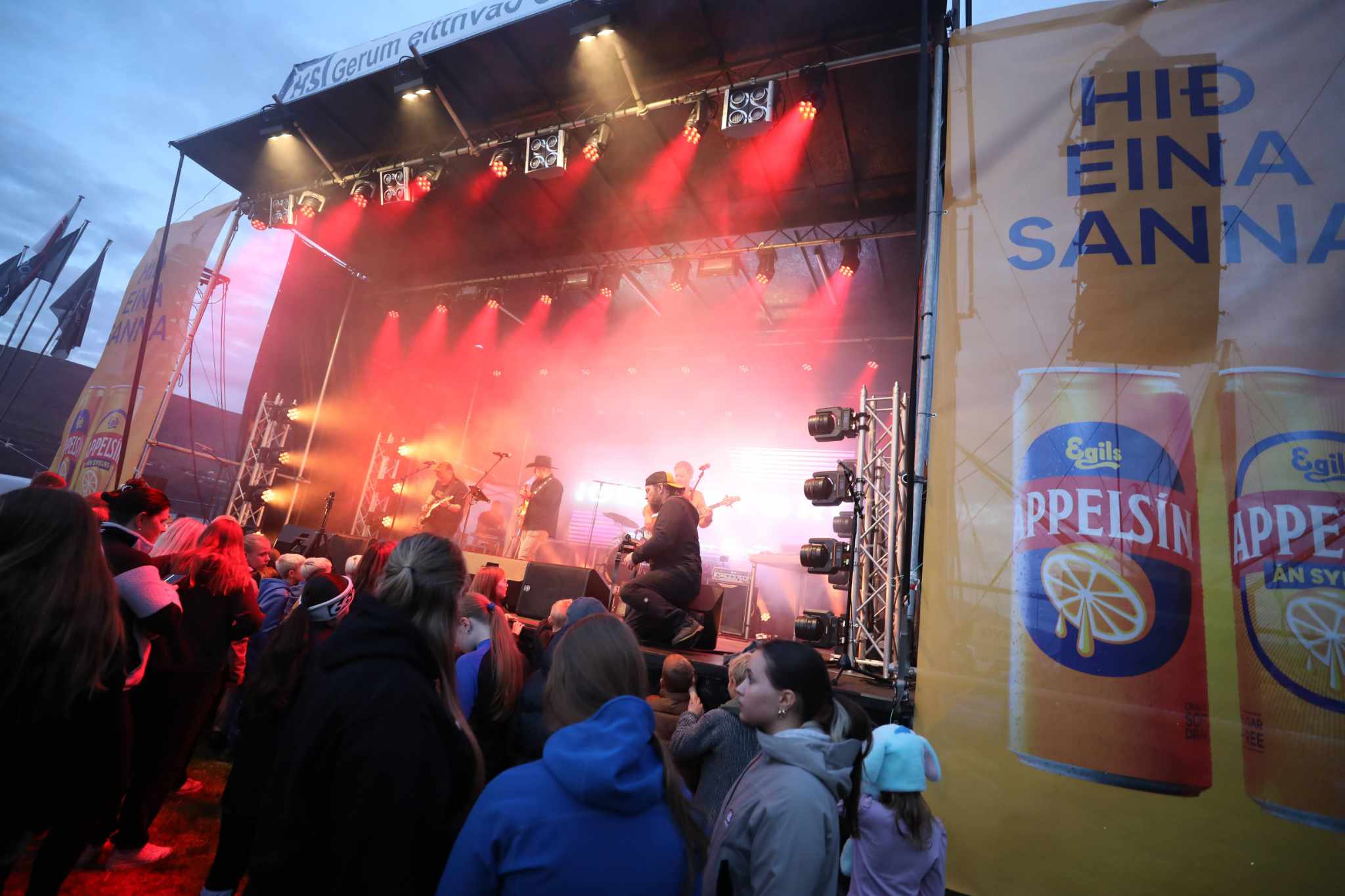 sviðsbúnaður fyrir viðburði